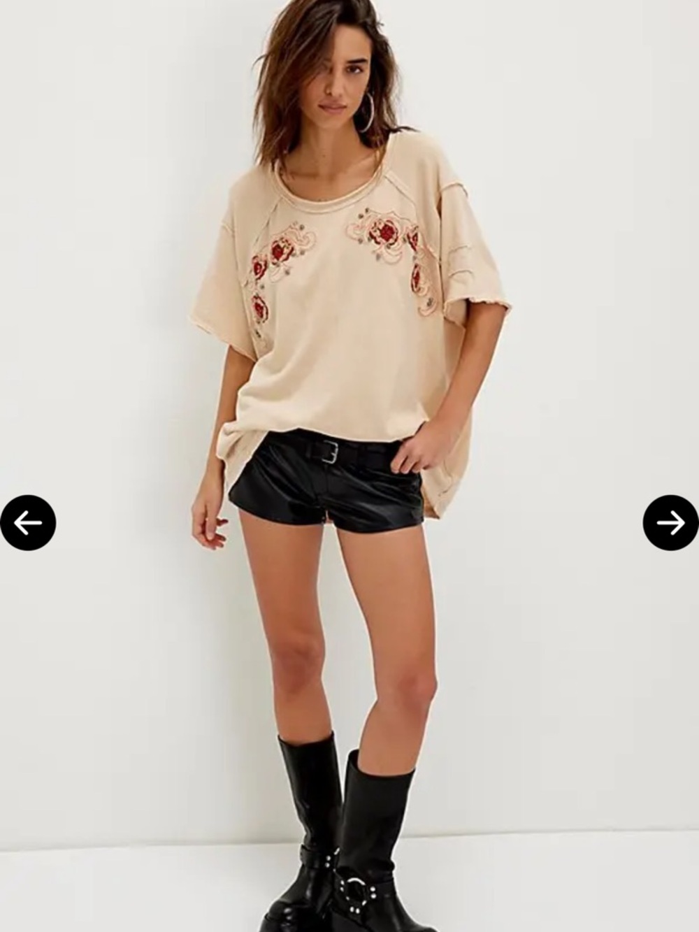 FREE PEOPLE 
We The Free Harper Tee NWT